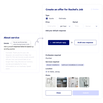 Jobbler - Create a quote